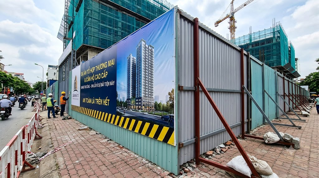 Thi công Hoarding, Hàng Rào công trình tại Đà Lạt